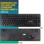 Imagem de Teclado Exbom Padrão Abnt2 Com Fio USB P/ Pc Notebook Bk-102