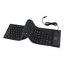 Imagem de Teclado Flexível De Silicone Usb Dobrável Notebook Pc Tablet