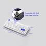 Imagem de Teclado Gamer Akko Mod 007 Pc Blue On White Switch Piano