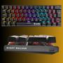 Imagem de Teclado Gamer Clanm 63 Teclas Mecânico Night Walker Rgb Switch Red