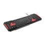 Imagem de  Teclado Gamer Com Hotkeys Multimidia Preto/Vermelho Multilaser - TC160