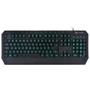 Imagem de Teclado Gamer Draco Com Macros, Multimidia Led 3 Cores Cabo 1.8 Metros Abnt2 Preto - Gt400
