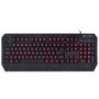 Imagem de Teclado Gamer Draco Com Macros, Multimidia Led 3 Cores Cabo 1.8 Metros Abnt2 Preto - Gt400
