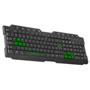 Imagem de Teclado Gamer ELG Dragon War Membrana Dupla, com 107 Teclas, Teclas Multimídias, A Prova de Respingos, ABNT2 ELG