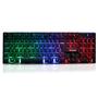 Imagem de Teclado Gamer Evolut Eg-206rb Qwerty Português Brasil Cor Preto Com Luz Rainbow