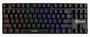 Imagem de Teclado gamer evolut mecanico shodan, rgb preto, switch vermelho, eg 203rg