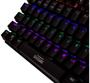 Imagem de Teclado gamer evolut mecanico shodan, rgb preto, switch vermelho, eg 203rg