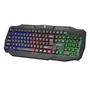 Imagem de Teclado gamer evolut ranger membrana, preto, led rainbow, usb eg 207