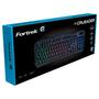 Imagem de Teclado Gamer Fortrek Crusader, LED Rainbow, USB, ABNT2, Preto  - 70528