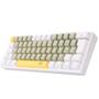 Imagem de Teclado Gamer Lakshmi Sunshine Amarelo-Cinza-Branco Switch Marrom Redragon