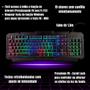 Imagem de Teclado Gamer Led Mecanico Rgb Painel Metal Switch Macio