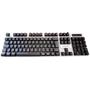 Imagem de Teclado gamer led rgb glow hyper gt ley-84 lehmox branco preto