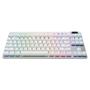 Imagem de Teclado Gamer Logitech G PRO X TKL Lightspeed RGB Mecânico Switch Tactile Branco US