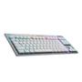 Teclado Gamer Logitech G915 TKL Lightspeed RGB Mecânico GL TACTILE US Branco - 920-009660 Imagem de Teclado Gamer Logitech G915 TKL Lightspeed RGB Mecânico GL TACTILE US Branco - 920-009660
