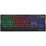 Imagem de Teclado Gamer Marvo K606 Membrana Rainbow Preto