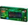 Imagem de Teclado Gamer Mecanico Elg TGML Legend - com Fio - Ingles - Termoplastico - Outemu Blue - Preto