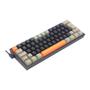 Imagem de Teclado Gamer Mecânico Fizz RGB Laranja+Preto+Cinza ABNT2 Switch DIY Brown, K617RGB-OGeBKeGY (PT-BROWN), REDRAGON  REDRAGON