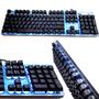 Imagem de Teclado Gamer Mecânico Iluminação Led Azul De Fundo Usb Alta Qualidade M500