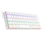 Imagem de Teclado Gamer Mecanico Lakshmi Branco RGB ABNT2 Switch Blue