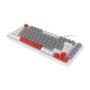 Imagem de Teclado Gamer Mecânico PCYES Kirin 75%, Switch Vermelho, Led Rainbow, USB, ABNT2, Fantasma Branco - PTKRWG75RD