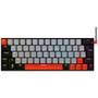 Imagem de Teclado Gamer Mecânico PCYes Kuromori, 60%, Switch Outemu Red, Keycaps Doubleshot, 64 Teclas, Layout ABNT2 - PTKM60RD