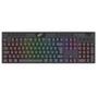 Imagem de Teclado Gamer Mecanico Redragon Horus Pro RGB Switch Marrom K618RGB-PRO-PT-BROW Preto