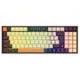 Imagem de Teclado gamer mecânico redragon kitava, rgb, switch brown, beige/orange/black-k636clo-rgb (pt-brown)