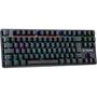 Imagem de Teclado Gamer Mecânico RGB Rainbow  Fortrek Black Hawk Compact