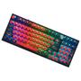 Imagem de Teclado gamer mecanico skyloong gk980 jiuwei, switch ktt brown, 3 modos, rgb, hot swap, 400mah, preto