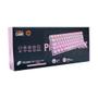 Imagem de Teclado Gamer Mecanico Ziggy Led Rainbow OEX Game TC607 Rosa