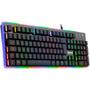 Imagem de Teclado Gamer Membrana Redragon Dyaus 2 RGB ABNT2 USB - Preto