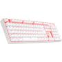 Imagem de Teclado gamer Mitra Wite LED vermelho Switch brown K551W