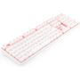 Imagem de Teclado gamer Mitra Wite LED vermelho Switch brown K551W