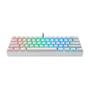 Imagem de Teclado Gamer Motospeed, ABNT2, Branco, Switch Red - CK61
