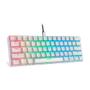 Imagem de Teclado Gamer Motospeed, ABNT2, Branco, Switch Red - CK61