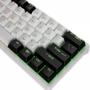 Imagem de Teclado Gamer Mucai Mk61 60% Switch Red Hot Swappable Rgb Branco E Preto Inglês Us