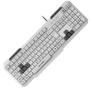 Imagem de Teclado gamer multilaser slim branco - multimidia