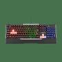 Imagem de Teclado Gamer Multilaser Warrior Wakiza Semi Mecânico LED Rainbow TC208