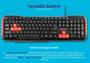 Imagem de Teclado Gamer Multimídia Red Keys USB TC160 MULTILASER