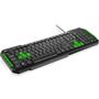 Imagem de Teclado Gamer Multimídia TC201 Preto/Verde - Multilaser