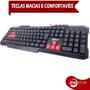 Imagem de Teclado Gamer Multimídia USB 3.0 + Mouse Pad Extra Grande