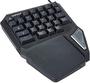 Imagem de Teclado Gamer One Hand Drugi Semi Mecânico com Luz de Led Preto Warrior - TC238 - Multilaser