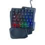 Imagem de Teclado Gamer One Hand Semi-mecânico Rgb Led