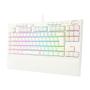 Imagem de Teclado Gamer Óptico Redragon Broadsword Pro Branco K588W PT-Brown RGB