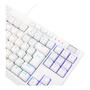 Teclado Gamer Óptico Redragon Broadsword Pro Branco K588W Imagem de Teclado Gamer Óptico Redragon Broadsword Pro Branco K588W