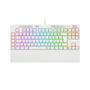 Teclado Gamer Óptico Redragon Broadsword Pro Branco K588W Imagem de Teclado Gamer Óptico Redragon Broadsword Pro Branco K588W