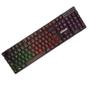 Imagem de Teclado gamer profissional led rgb usb abnt2 hk8800 xtrad