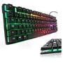 Imagem de Teclado Gamer Qwerty Knup Kp-2043 Preto Com Luz Multi Color