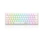 Imagem de Teclado Gamer Redragon Anivia Lunar White Rgb Switch Marrom