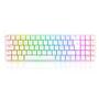 Imagem de Teclado Gamer Redragon Ashe Pro RGB Switch Brown Mecânico - K626P-KBS-W (PT-BROWN) - Branco